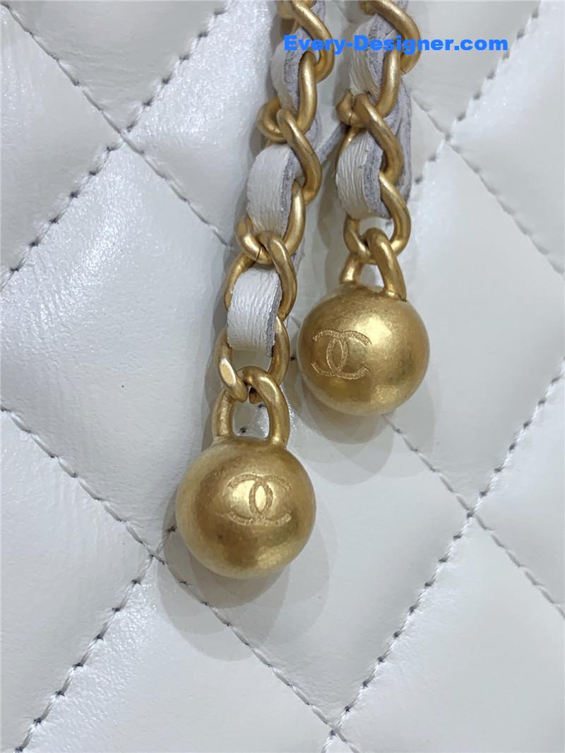 Ch**el gold beads mobile phone bag