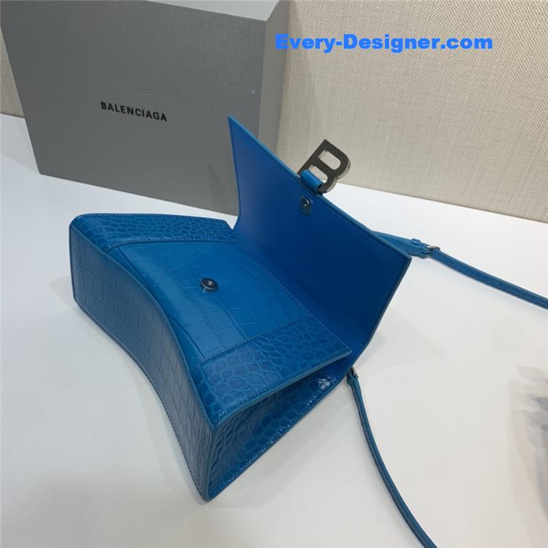 Ba1en*iaga hourglass bag crocodile