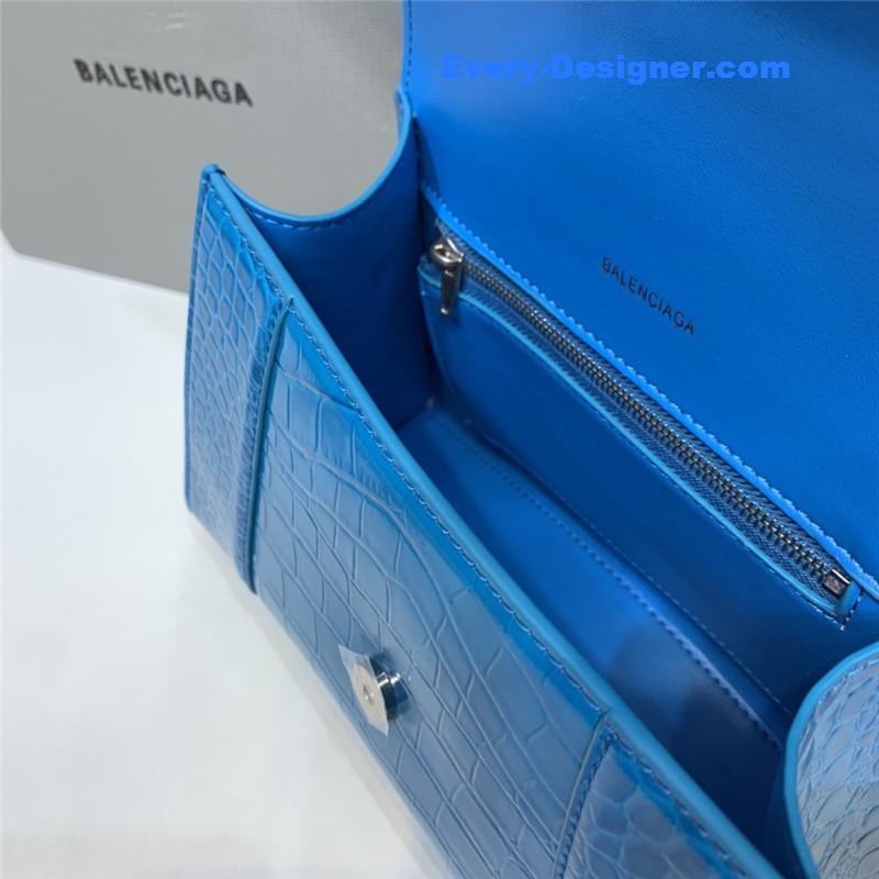 Ba1en*iaga hourglass bag crocodile