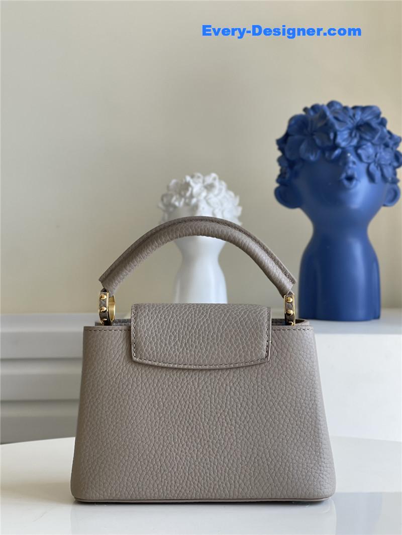 l0vis Vvtt0n lv capucines mini bag grey