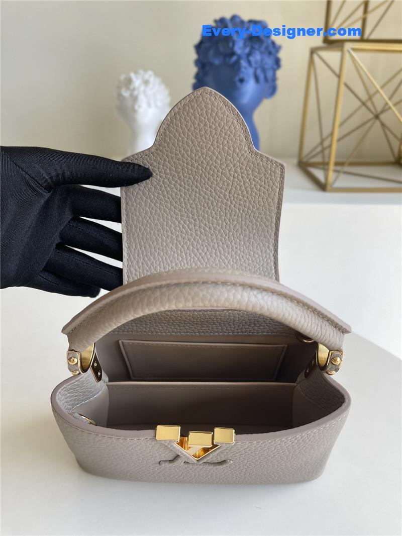 l0vis Vvtt0n lv capucines mini bag grey