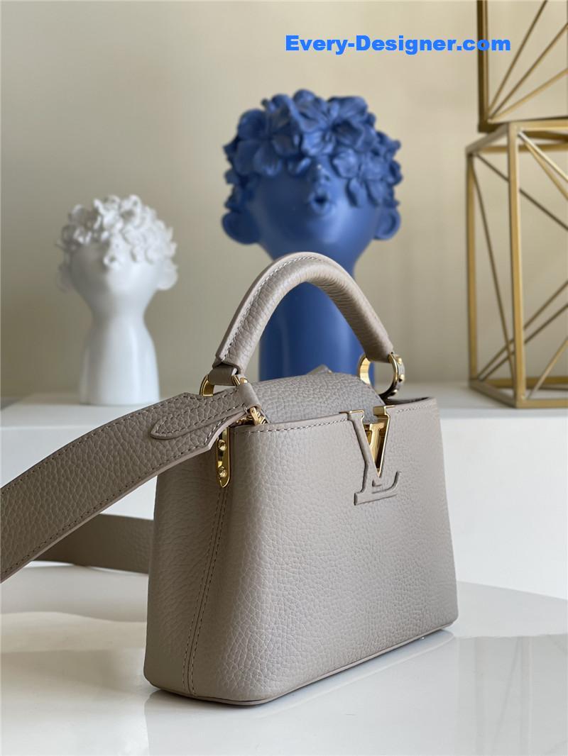 l0vis Vvtt0n lv capucines mini bag grey