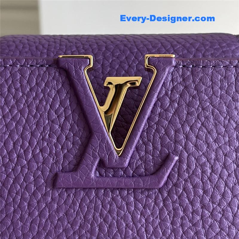 l0vis Vvtt0n lv capucines mini bag purple