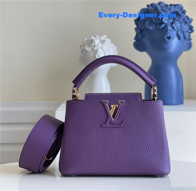 l0vis Vvtt0n lv capucines mini bag purple