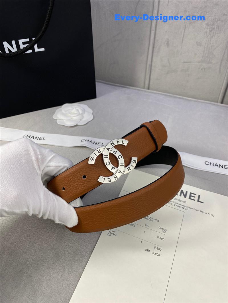 Ch**el logo classic belt