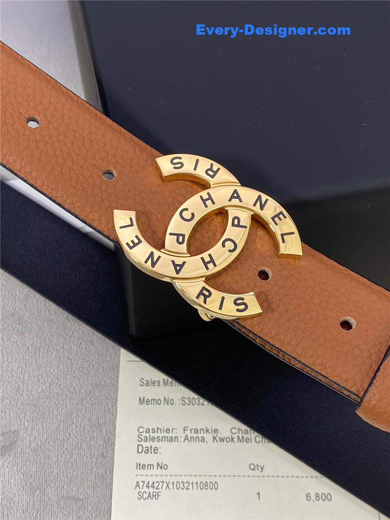 Ch**el logo classic belt