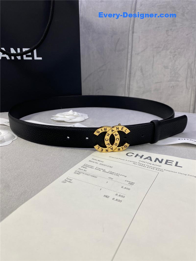 Ch**el logo classic belt