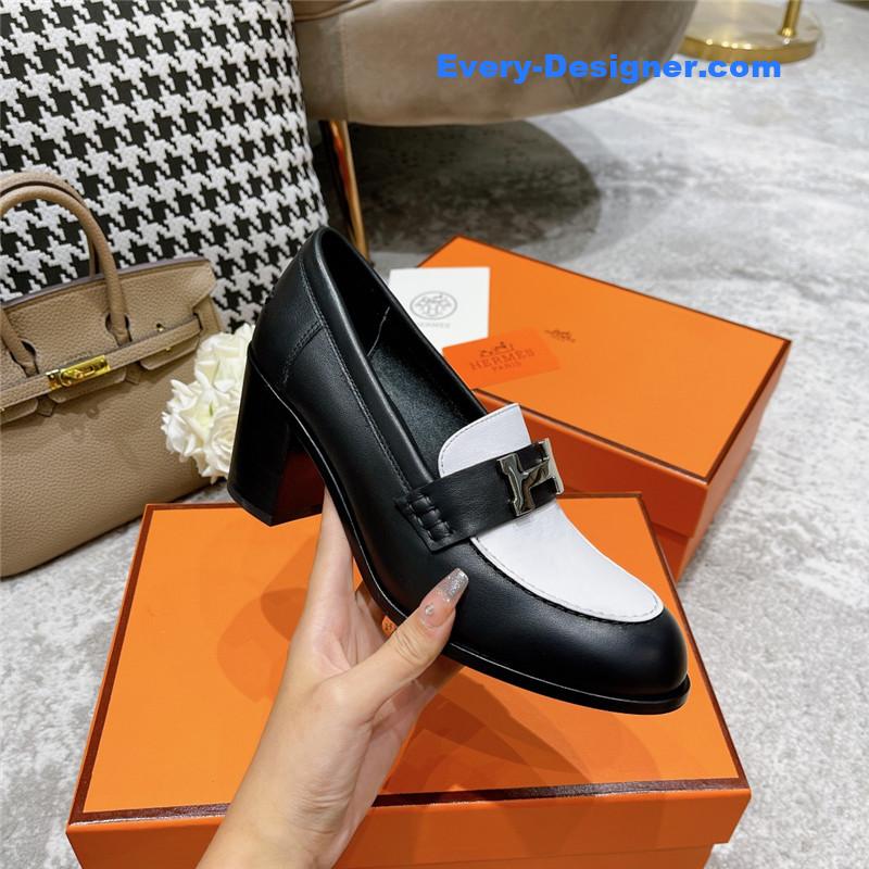 H**me5 dauphine mid heel mules