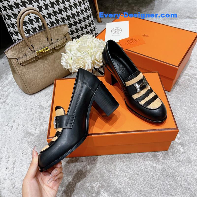 H**me5 dauphine mid heel mules