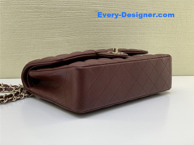 Ch**el classic cf 2.55 burgundy bag