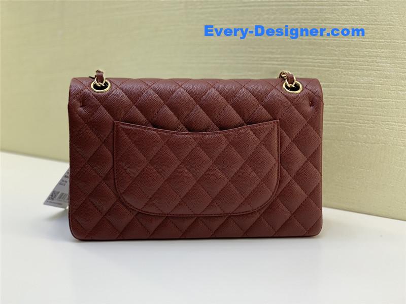 Ch**el classic cf 2.55 burgundy bag