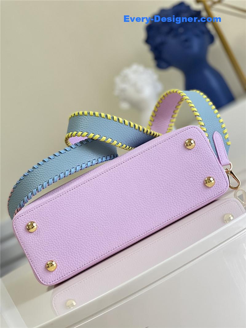 l0vis Vvtt0n lv capucines mm taurillon leather bag