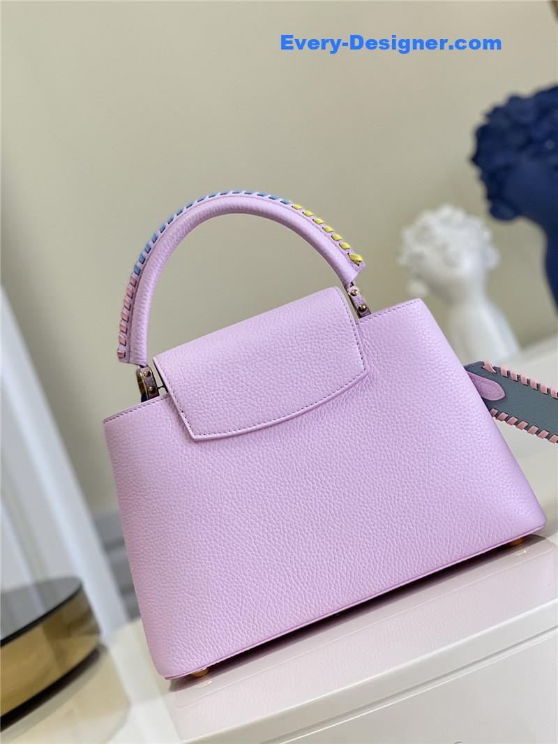 l0vis Vvtt0n lv capucines mm taurillon leather bag