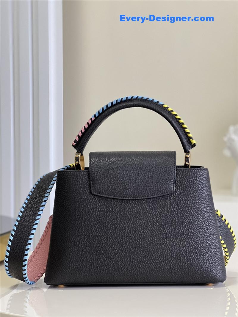 l0vis Vvtt0n lv capucines mm taurillon leather bag