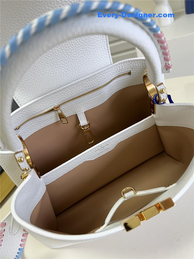 l0vis Vvtt0n lv capucines mm taurillon leather bag