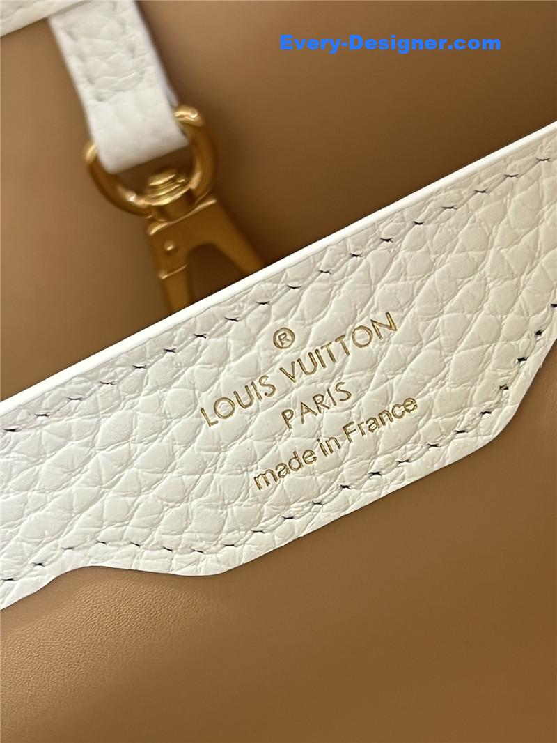 l0vis Vvtt0n lv capucines mm taurillon leather bag