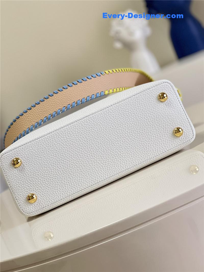 l0vis Vvtt0n lv capucines mm taurillon leather bag