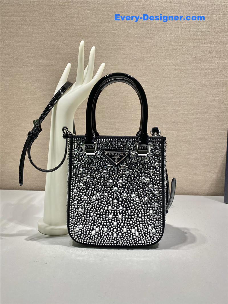 Pra*a crystal tote bag