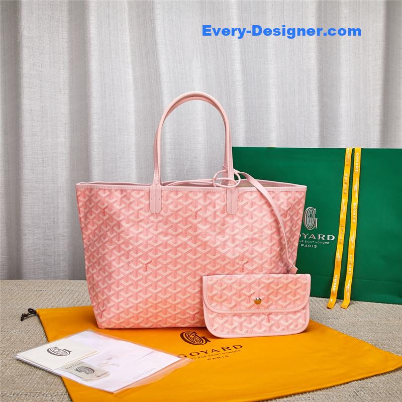 goyard pink medium shopping bag
