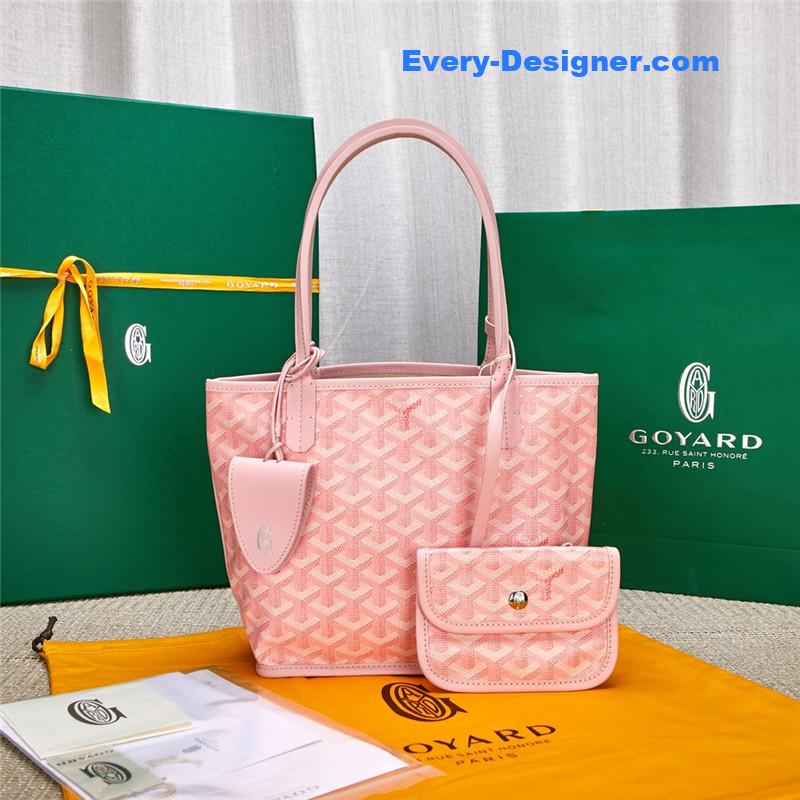 goyard pink mini shopping bag