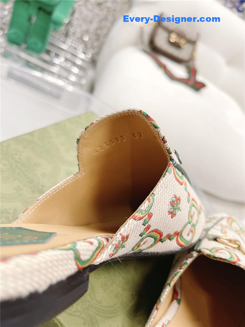 Gvc*1 horsebit half slippers