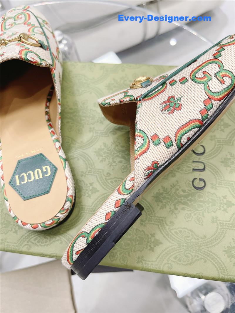 Gvc*1 horsebit half slippers