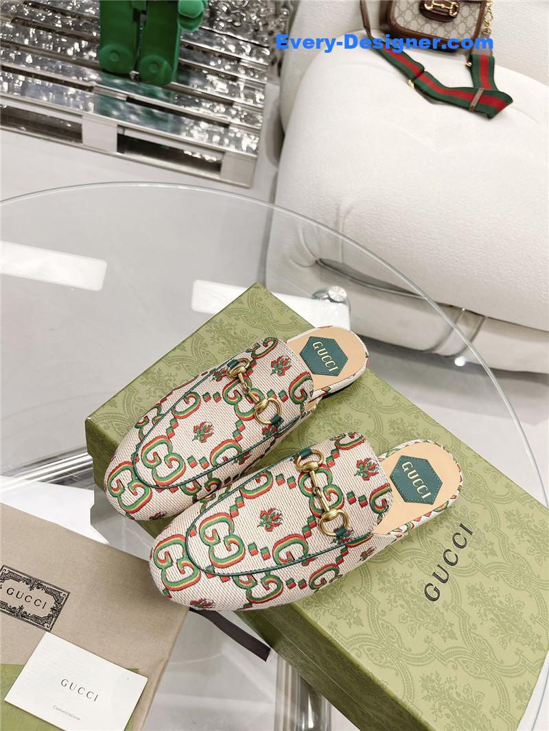 Gvc*1 horsebit half slippers