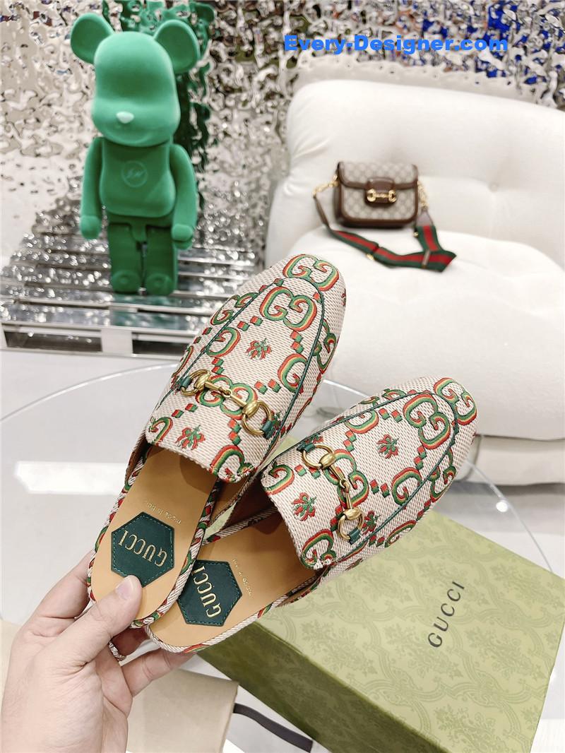 Gvc*1 horsebit half slippers