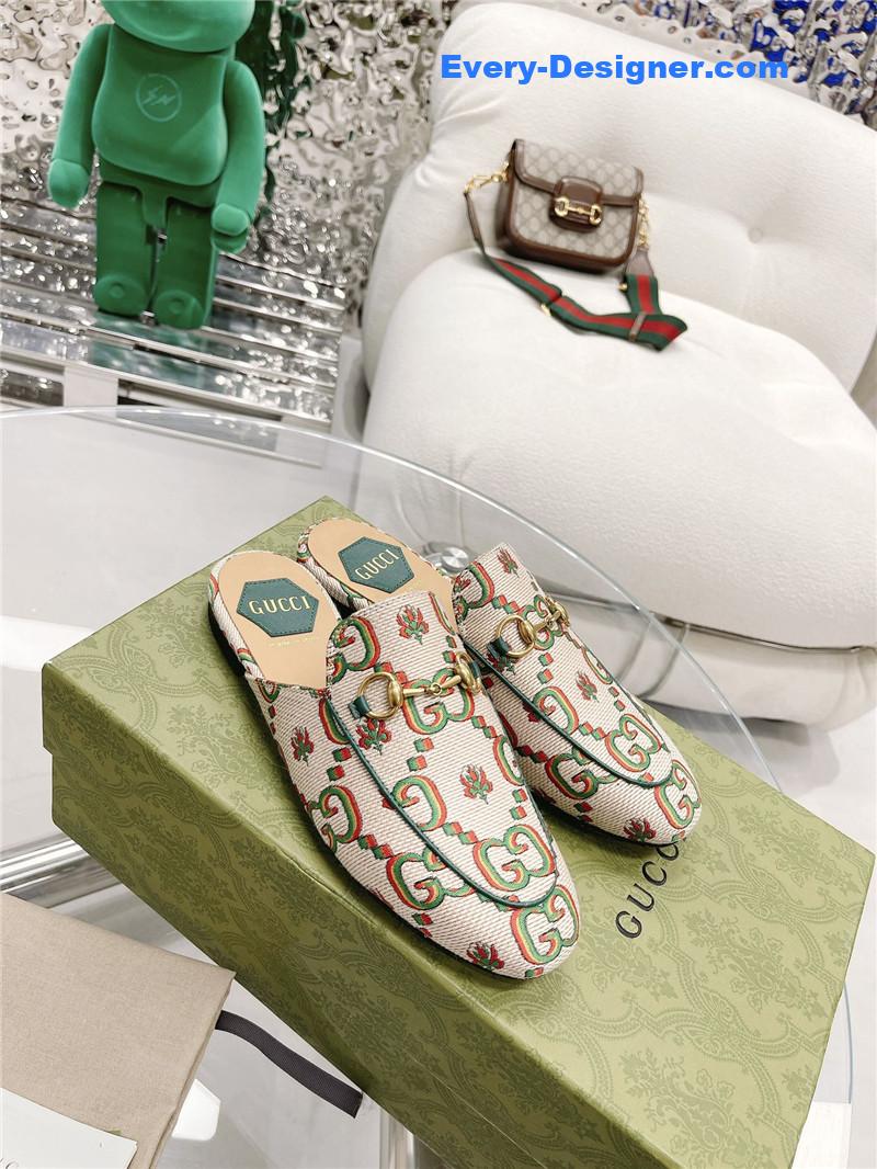 Gvc*1 horsebit half slippers