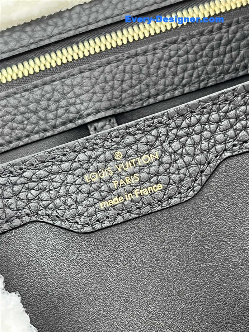 l0vis Vvtt0n lv capucines mm taurillon leather bag