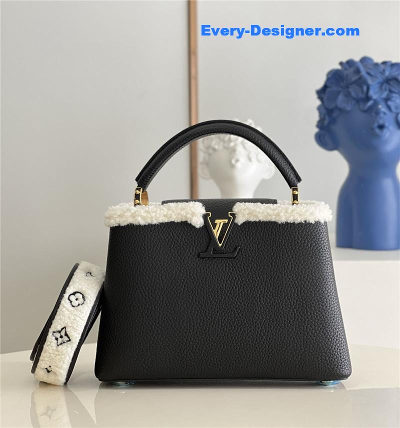 louis vuitton lv capucines small taurillon leather bag