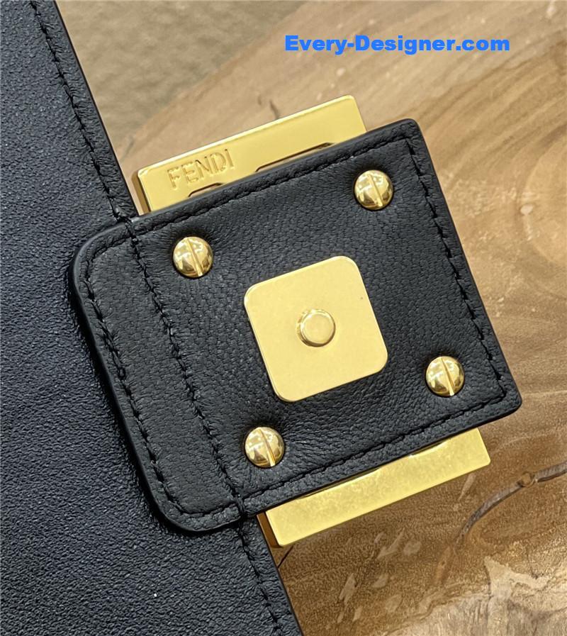 F**di classic embossed baguette bag