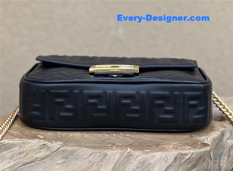 F**di classic embossed baguette bag