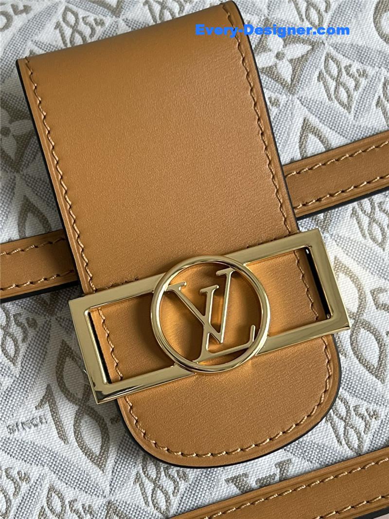 l0vis Vvtt0n lv dauphine mm white monogram canvas bag