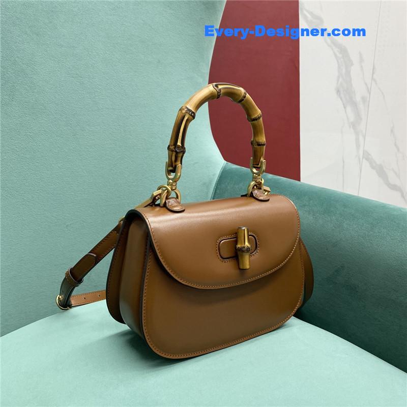 Gvc*1 bamboo 1947 jumbo small top handle bag