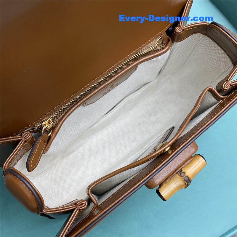 Gvc*1 bamboo 1947 jumbo small top handle bag