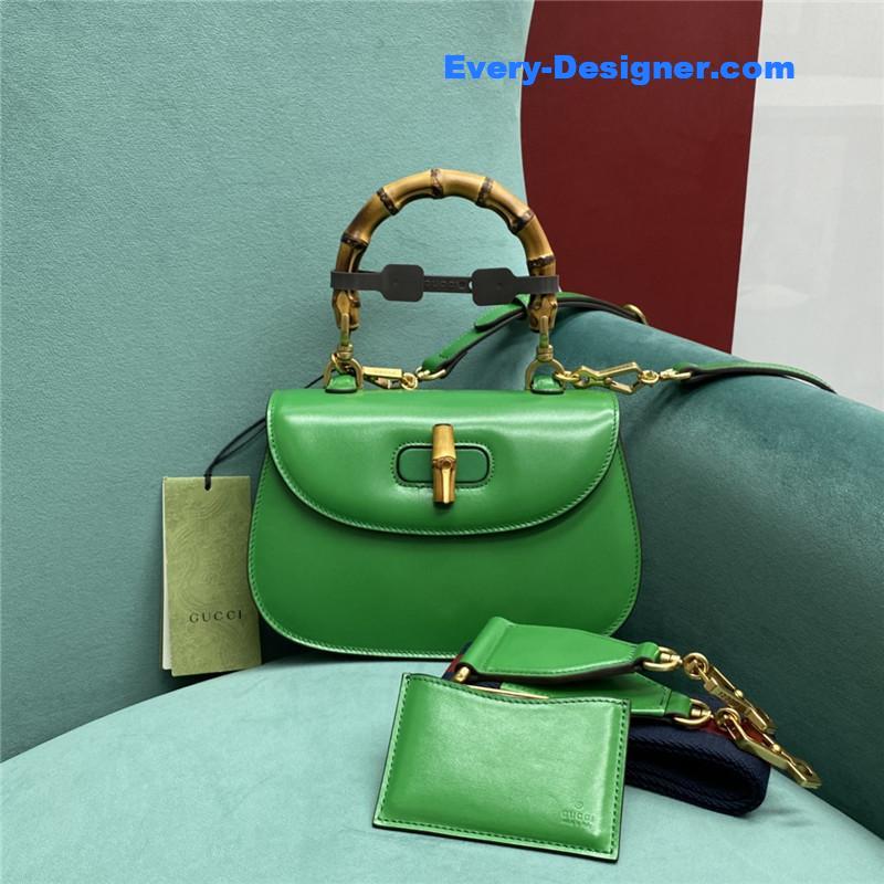 Gvc*1 bamboo jumbo small top handle bag