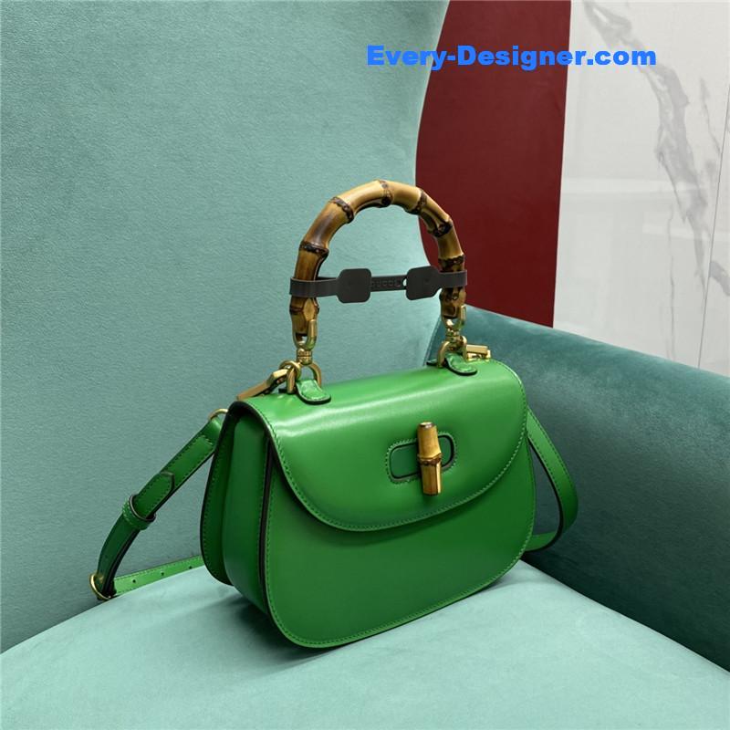 Gvc*1 bamboo jumbo small top handle bag