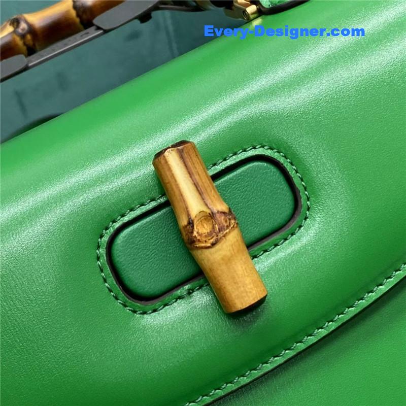 Gvc*1 bamboo jumbo small top handle bag