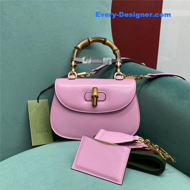 Gvc*1 bamboo jumbo small top handle bag