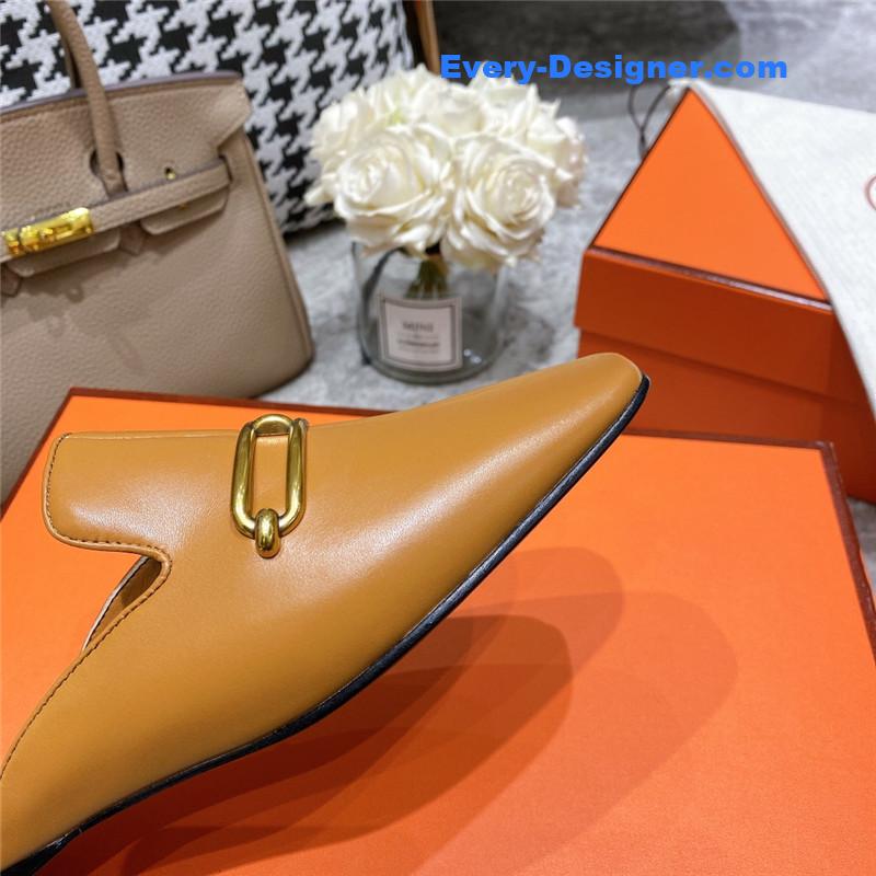 H**me5 muller flat slippers