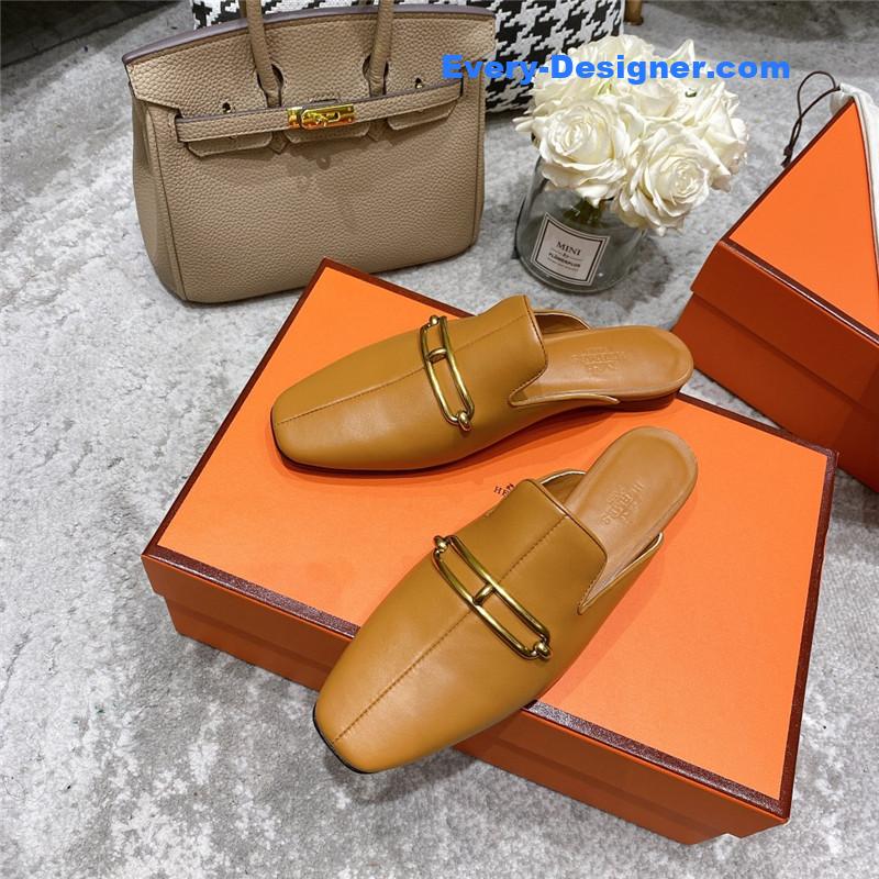H**me5 muller flat slippers