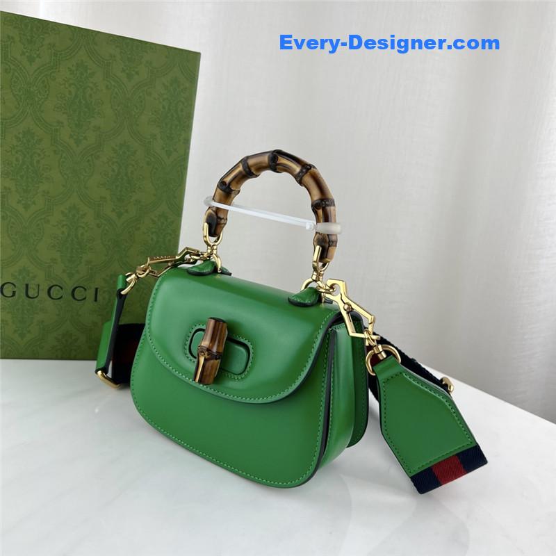 Gvc*1 mini top handle bag with bamboo