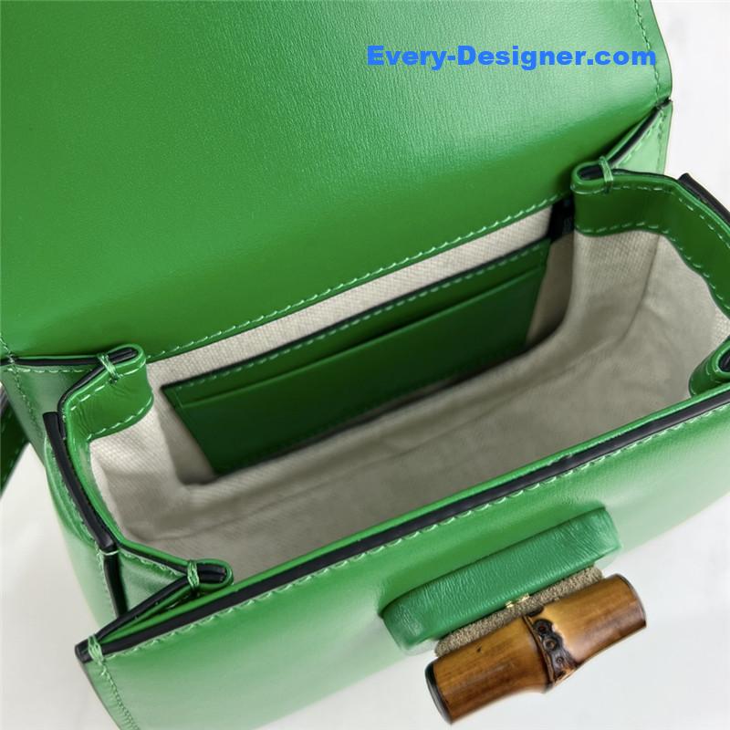 Gvc*1 mini top handle bag with bamboo