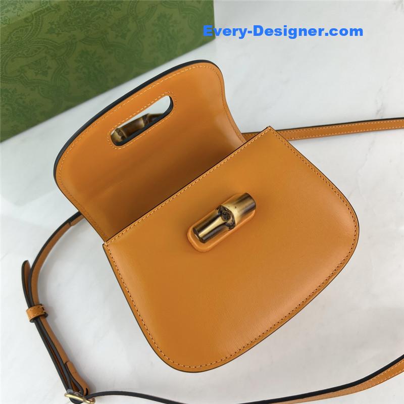Gvc*1 mini top handle bag with bamboo