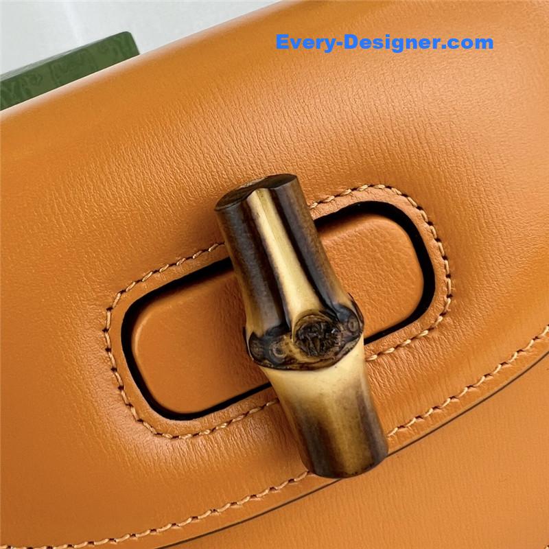Gvc*1 mini top handle bag with bamboo