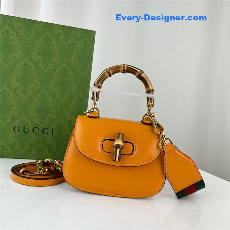 Gvc*1 mini top handle bag with bamboo