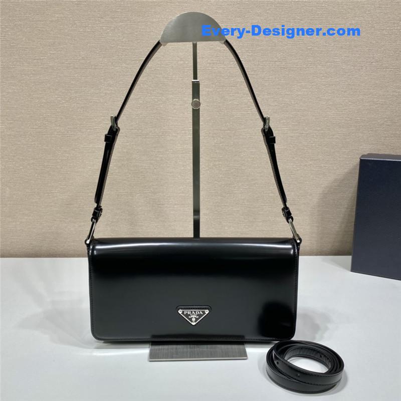 Pra*a new flap shoulder bag