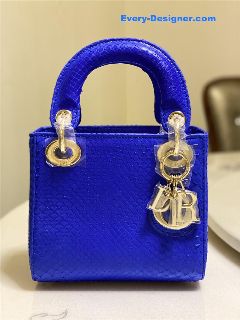 D10r limited edition mini python leather lady bag