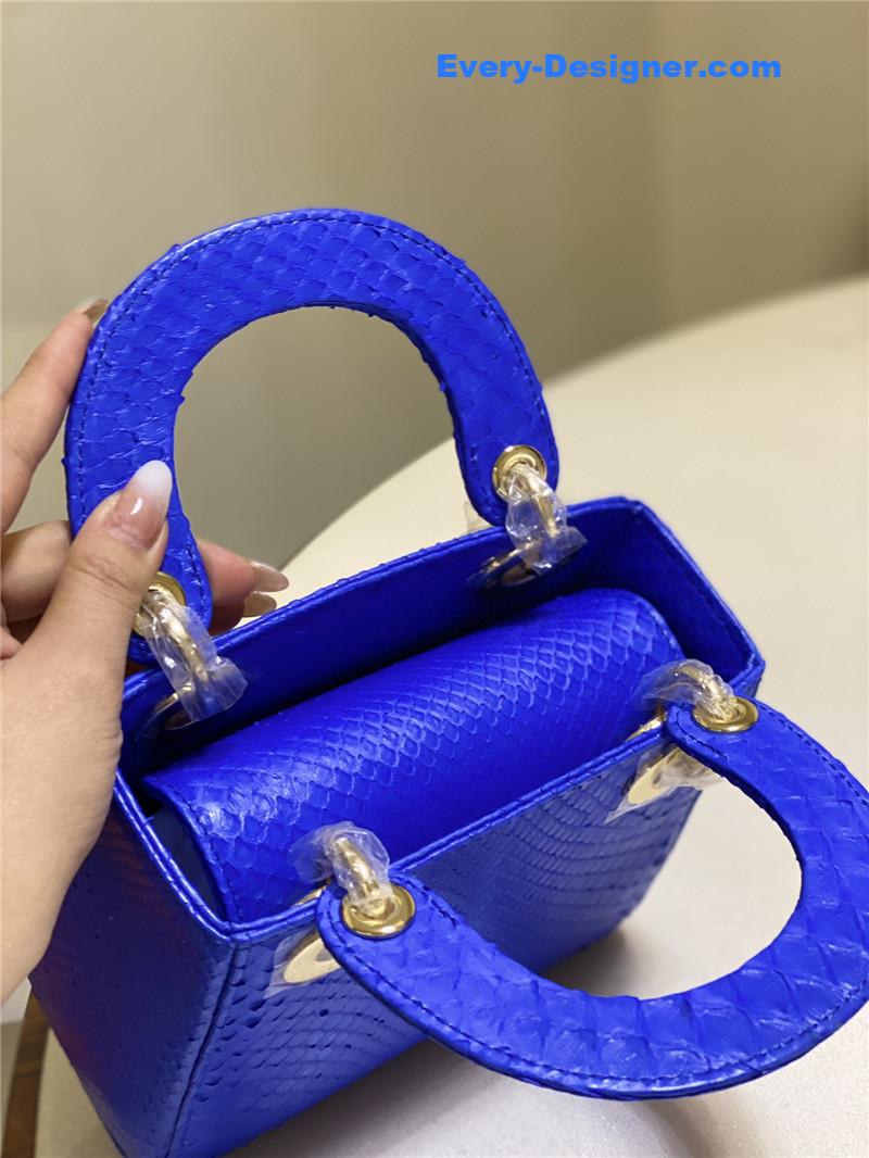 D10r limited edition mini python leather lady bag